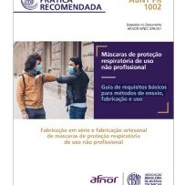 ABNT lança guia para fabricação e uso de máscaras artesanais