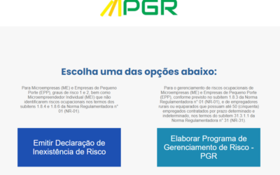 Publicada Declaração de Inexistência de Riscos